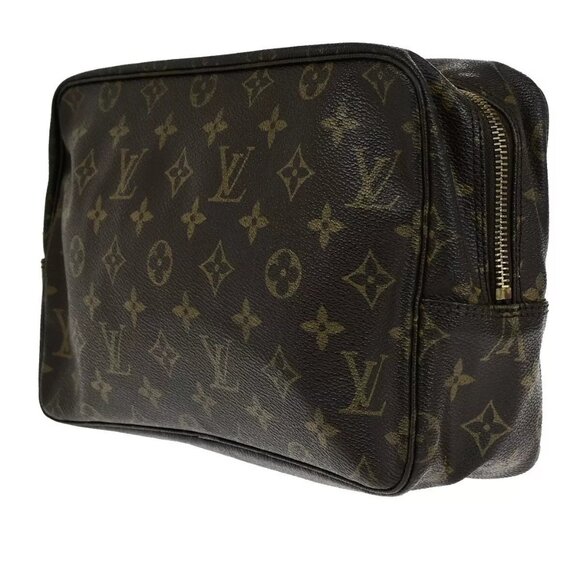 LOUIS VUITTON Trousse Toilette 28 Clutch Hand Bag Monogram Brown - Picture 7 of 16